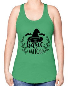 basic witch 50# - witch -Racerback Tank