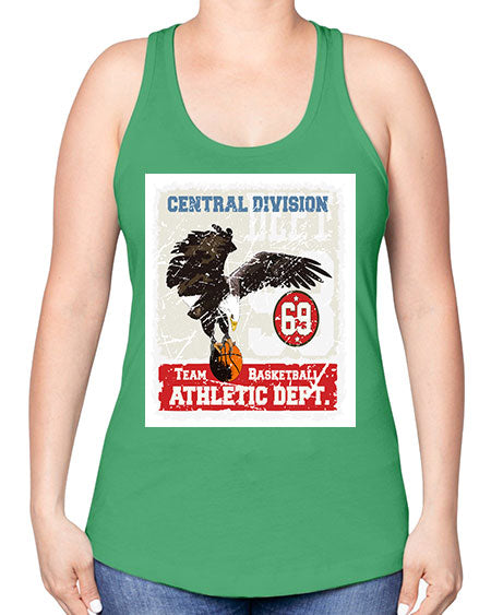 basket eagle 7# - birds -Racerback Tank