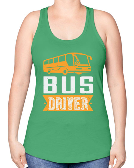 bus driver Style 641# - Bus Driver -Racerback Tank