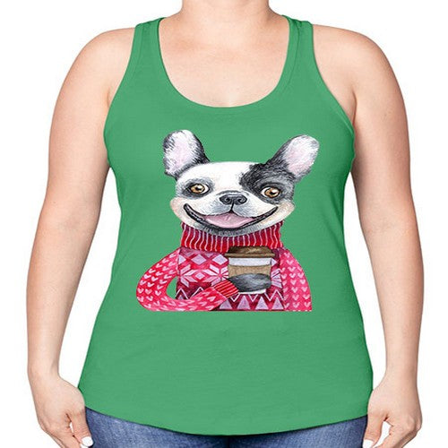 dog 72# - dogs -Racerback Tank