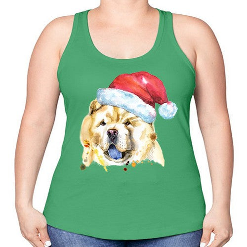 dog hat 102# - dogs -Racerback Tank