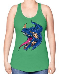 dragon 173# - dragon -Racerback Tank