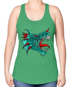 dragon 174# - dragon -Racerback Tank
