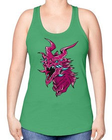 dragon 177# - dragon -Racerback Tank