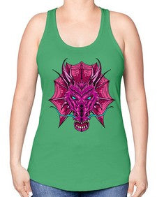 dragon 178# - dragon -Racerback Tank