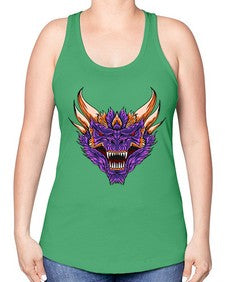 dragon 183# - dragon -Racerback Tank