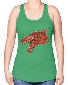 dragon 184# - dragon -Racerback Tank