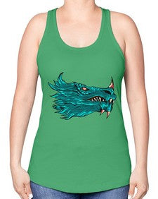 dragon 186# - dragon -Racerback Tank