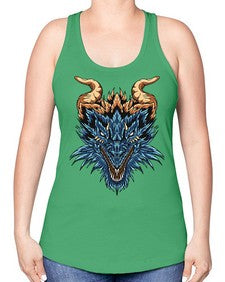 dragon 189# - dragon -Racerback Tank