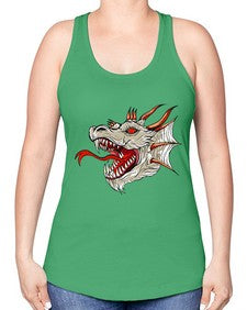dragon 191# - dragon -Racerback Tank