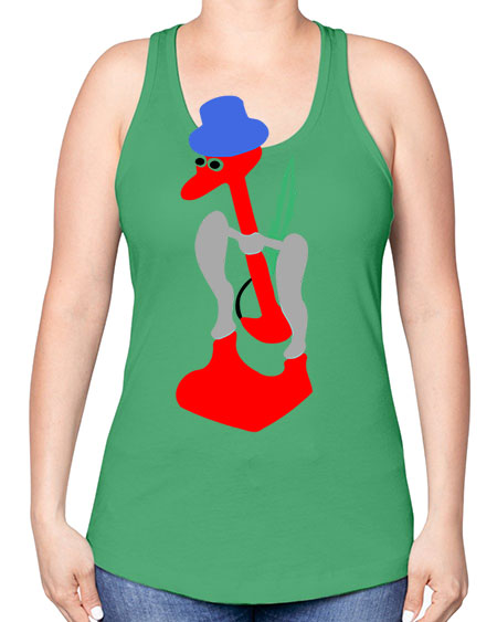 drinky bird 33# - birds -Racerback Tank