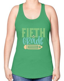 fifth grade 59# - fifth grade -Racerback Tank