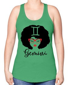 gemini 235# - gemini -Racerback Tank