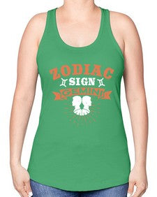 gemini 246# - gemini -Racerback Tank