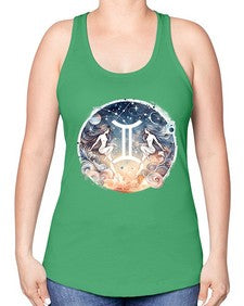 gemini 247# - gemini -Racerback Tank