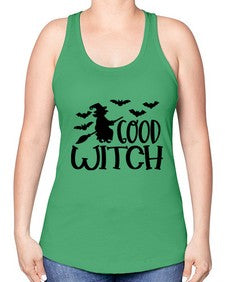 good witch 36# - witch -Racerback Tank