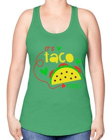 itstacotime 1249# - tacos -Racerback Tank