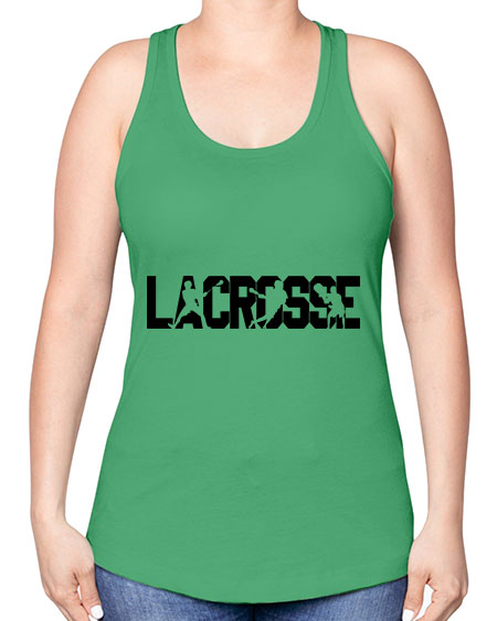 lacrosse 1# - lacrosse -Racerback Tank