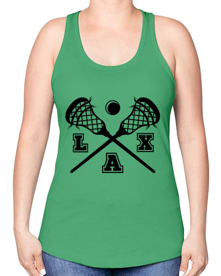 lax 12# - lacrosse -Racerback Tank