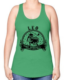 leo 17# - leo -Racerback Tank