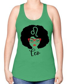 leo 298# - leo -Racerback Tank