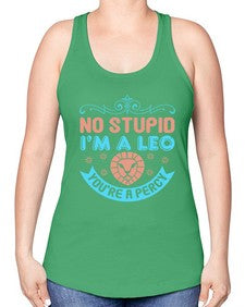leo 306# - leo -Racerback Tank