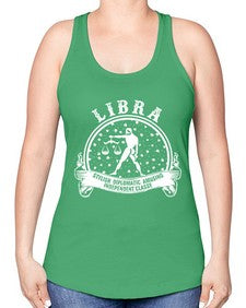 libra 26# - libra -Racerback Tank