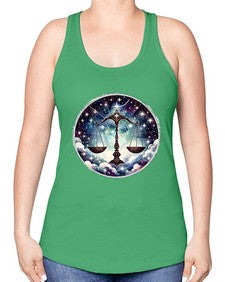 libra 342# - libra -Racerback Tank