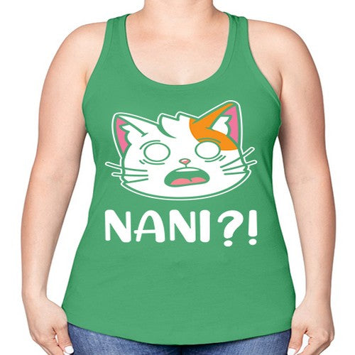 nani271# - anime -Racerback Tank