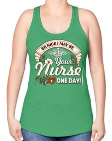 nurse to day 1202# - nurse -Racerback Tank
