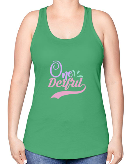 one derful Style 174# - kids -Racerback Tank