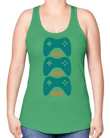 own your game 143# - video games -Racerback Tank