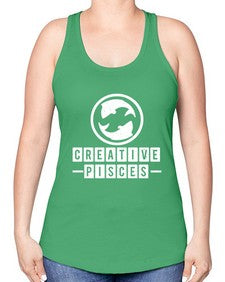 pisces 345# - pisces -Racerback Tank