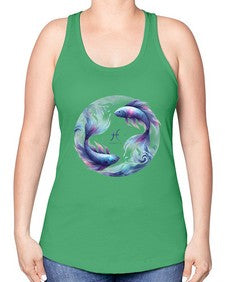 pisces 362# - pisces -Racerback Tank