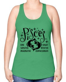 pisces 365# - pisces -Racerback Tank