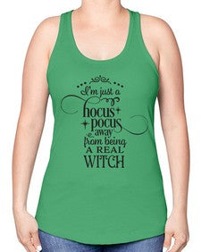 real witch 28# - witch -Racerback Tank