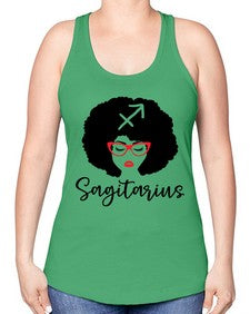 sagitarius 396# - sagittarius -Racerback Tank