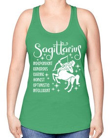 sagittarius 401# - sagittarius -Racerback Tank