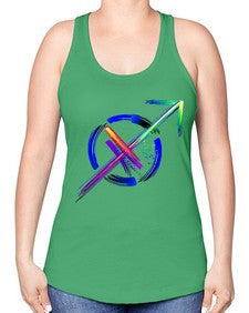 sagittarius 402# - sagittarius -Racerback Tank