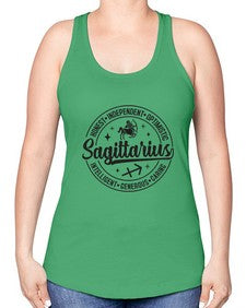 sagittarius 406# - sagittarius -Racerback Tank
