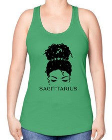 sagittarius 420# - sagittarius -Racerback Tank