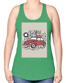 school tour 800# - general school -Racerback Tank
