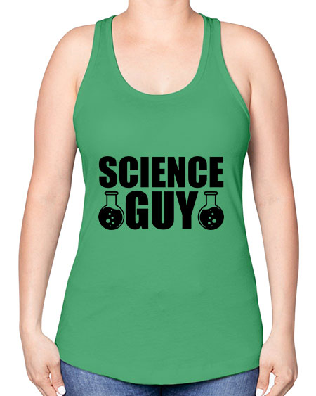 science guy 115# - general science -Racerback Tank
