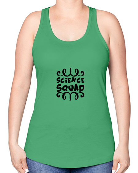 science squad 53# - general science -Racerback Tank