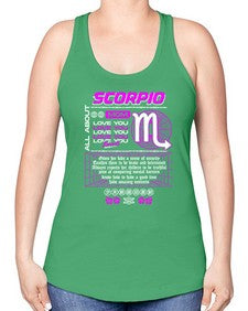 scorpio 457# - scorpio -Racerback Tank