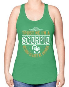 scorpio 458# - scorpio -Racerback Tank