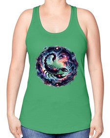 scorpio 461# - scorpio -Racerback Tank