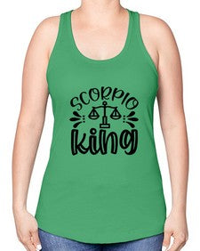 scorpio king 444# - scorpio -Racerback Tank