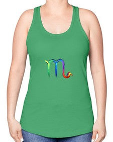scorpio n 464# - scorpio -Racerback Tank