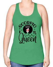 scorpio queen 448# - scorpio -Racerback Tank